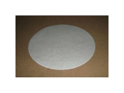 Rundfilter 33 cm Hvid