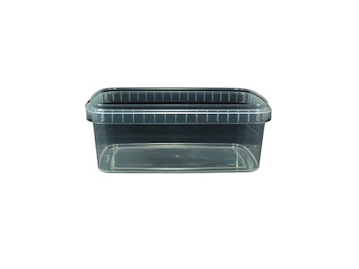 Condibøtte 1200ml (u. låg) 192x129mm, klar