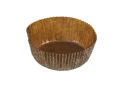 Kagekapsel nr 11 Ø55x28 mm Brun/Guld