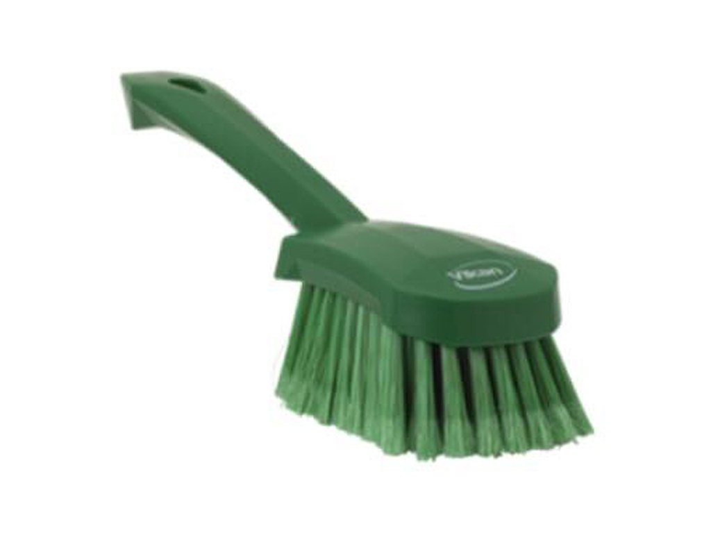 Vaskebørste Vikan blød L270mm grøn m/kort skaft