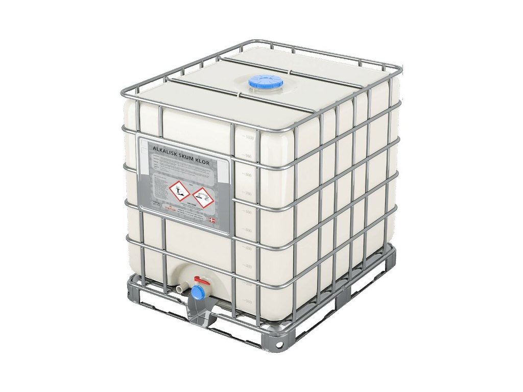 Alkalisk Skumrens Med Klor - Palletank 1160 kg