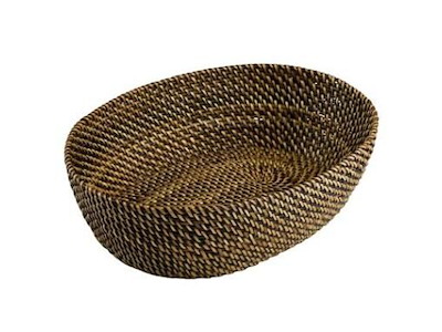 Brødkurv Bastian 24.5x18x7 cm Oval Nitoflet Lys/Mørk