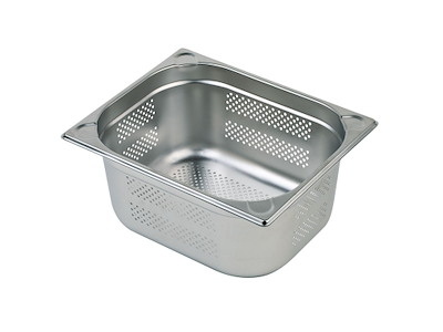 Kantine 1/2 GN 12.5 ltr 32.5x26.5x20 cm Perforeret Rustfrit stål