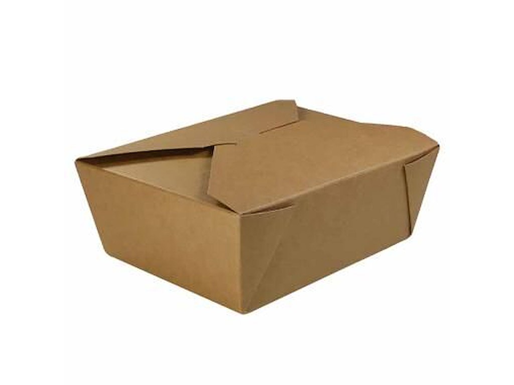 Kinaæske 1 ltr 170/155x140/120x65 mm pap PE Belægning Brun