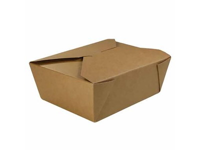 Kinaæske 1 ltr 170/155x140/120x65 mm pap PE Belægning Brun