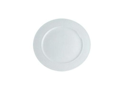 Tallerken Pillivuyt Plissé Ø17 cm Flad Porcelæn Hvid