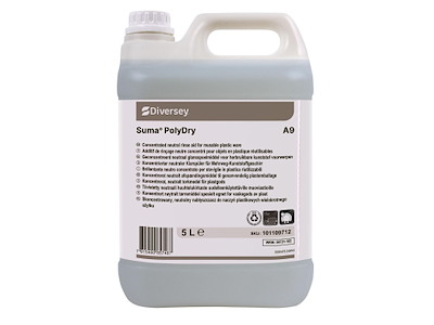 Maskinopvask Afspænding Suma PolyDry A9 5ltr Blødt/Middel til genanv. plast