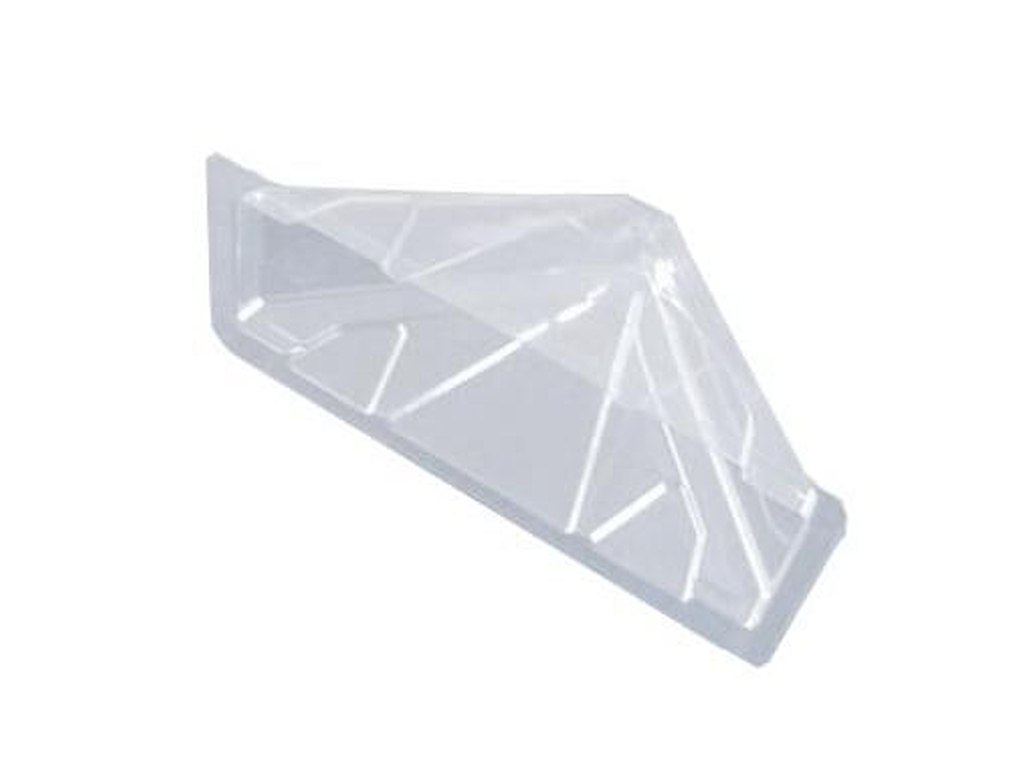 Sandwichbakke 182x71x85 mm til 2 skiver uden låg RPET Klar