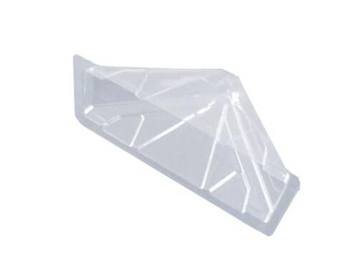 Sandwichbakke 182x71x85 mm til 2 skiver uden låg RPET Klar