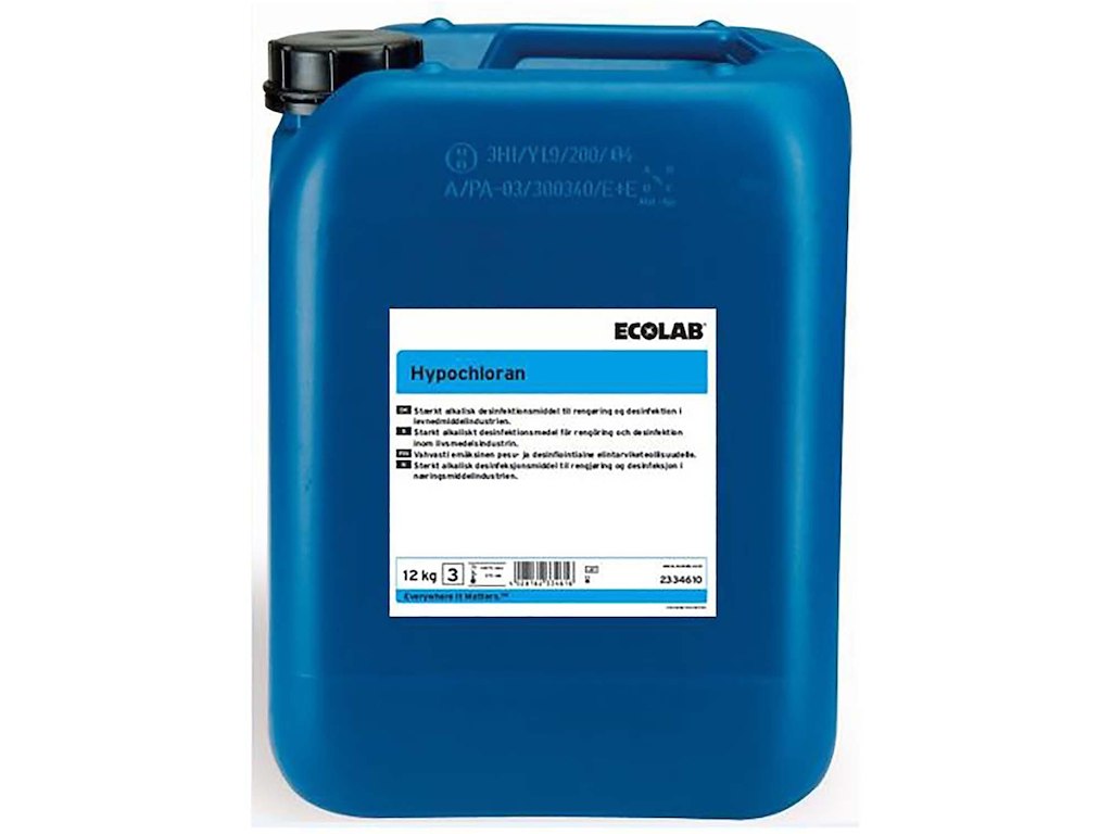 Desinfektion P3-Hypochloran med klor til CIP rengøring Fødevaregodkendt 12 kg