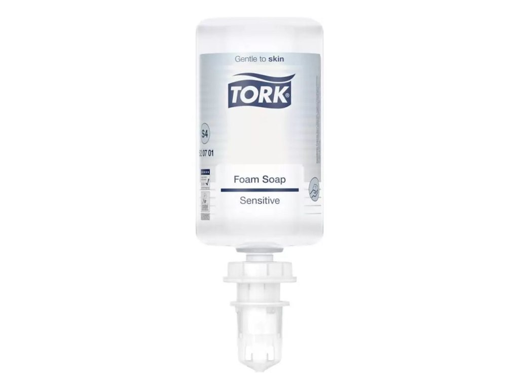 Skumsæbe Tork Premium S4 Sensitiv Blomstermærket uden Farve/Parfume 1ltr