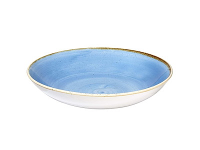 Skål Coupe Stonecast 240 cl Ø31x4.4 cm Porcelæn Markblomst blå