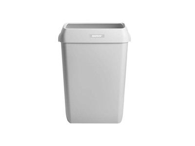 Affaldskurv Katrin 50 ltr med Låg Hvid til Vægophæng