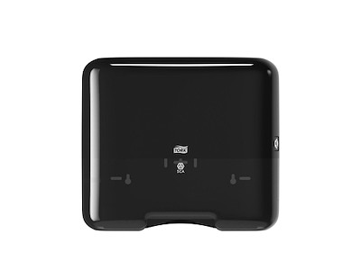 Dispenser Håndklædeark Tork Singlefold/C-fold H3 Mini Plast Sort