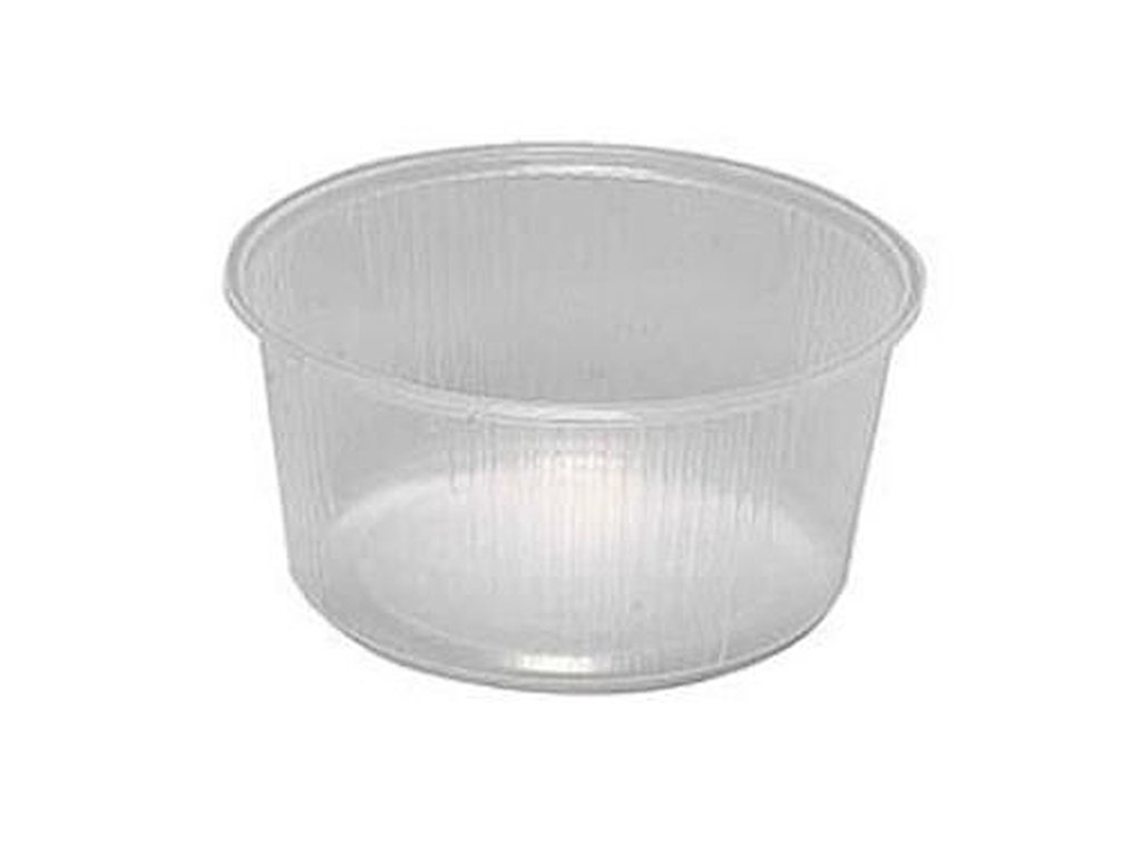 Salatbæger 250 ml Ø101x50 mm Rund PP Klar