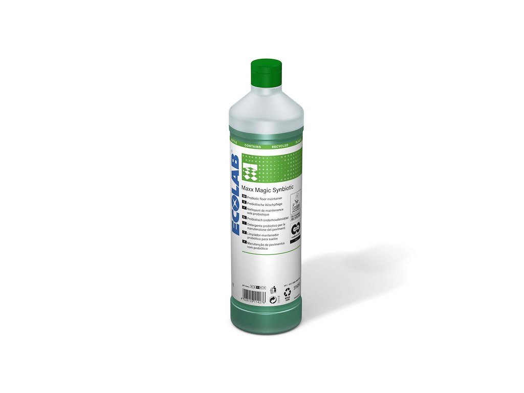 Gulvrengøring Maxx Magic Synbiotic 1ltr Ecolabel m Parf Manuel t finporede gulve