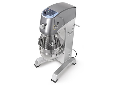 Røremaskine Plutone 10 10 ltr m/udstyr i rustfrit stål og emaljeret understel