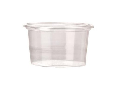 Dressingbæger 80 ml Ø70 mm Rundt PS Klar