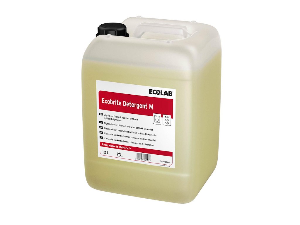 Tøjvask Flydende Ecobrite Detergent M uden Parfume/Optisk hvid 10 ltr