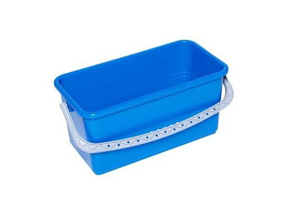 Spand 22 ltr 52x27x25.5 cm med Hank Blå