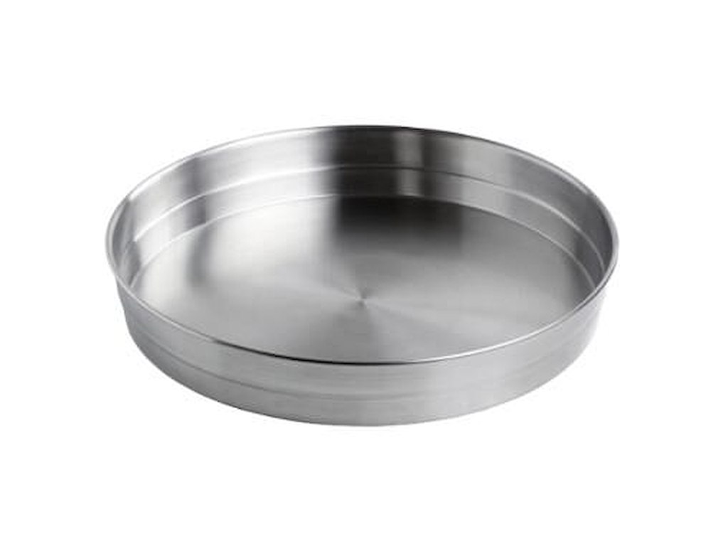 Tjenerbakke Ø32 cm med Kant Rustfri stål