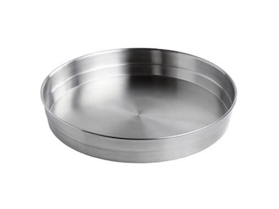 Tjenerbakke Ø32 cm med Kant Rustfri stål