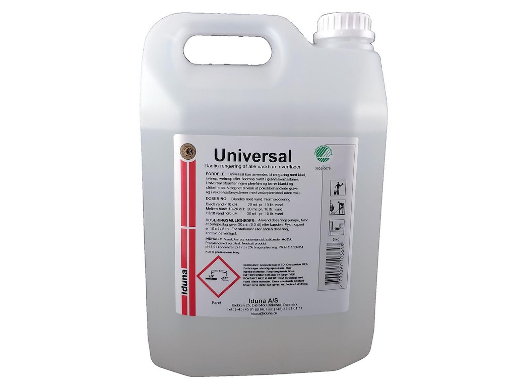 Universalrengøring Iduna Svanemærket 5 ltr