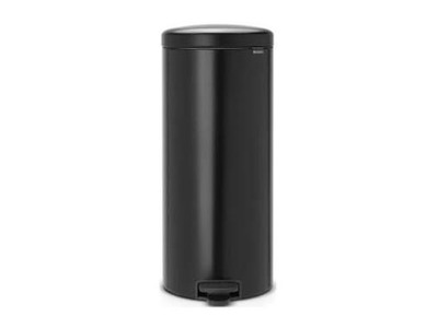 Pedalspand Brabantia Newlcon 30 ltr Stål/Plast Mat sort