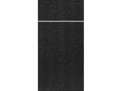 Serviet Duniletto airlaid 40x48cm til bestik Sort