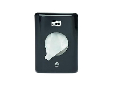 Dispenser Hygiejneposer Tork B2 Plast Sort Pose på 11975