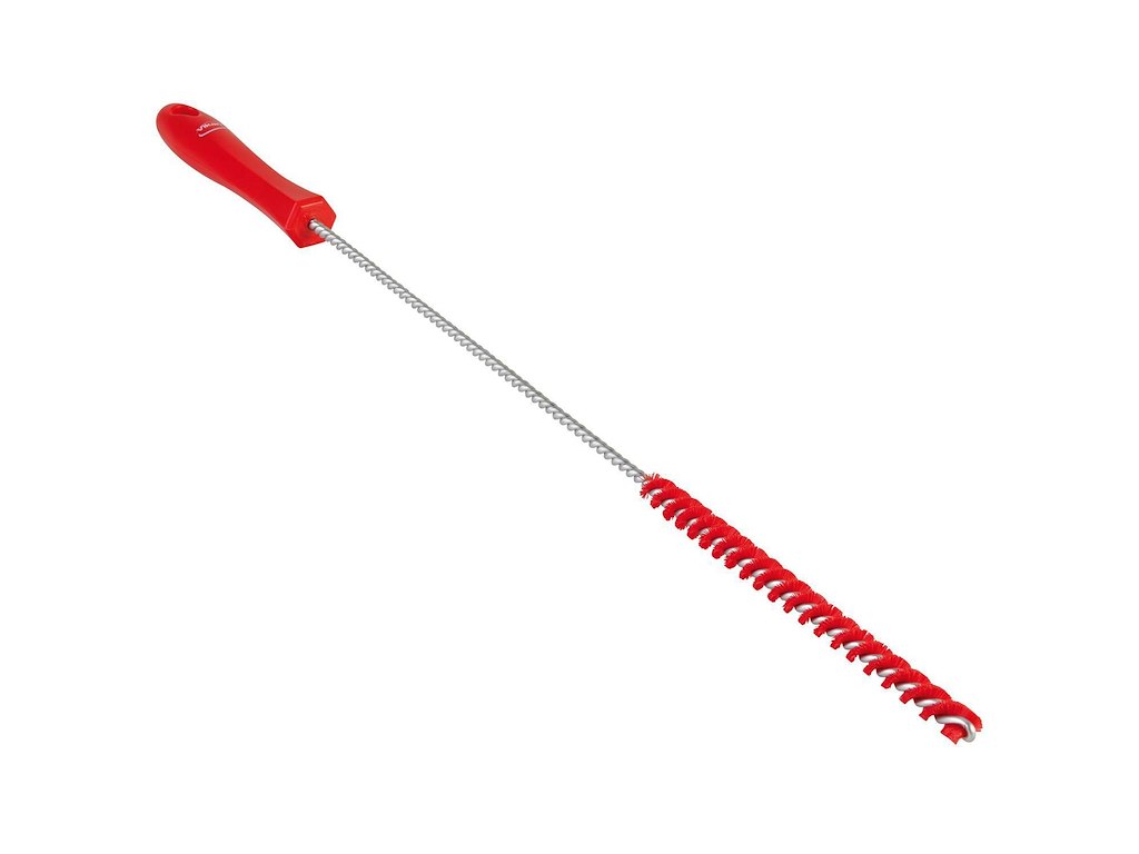 Rørbørste Ø10 mm x 48 cm Rød