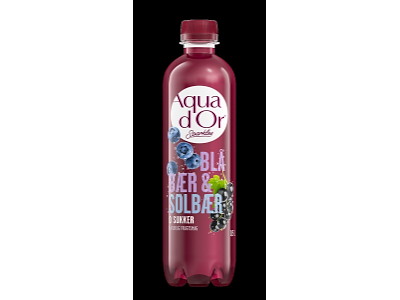 Mineralvand Aqua d'Or Blåbær/Solbær 0.5 ltr med Brus