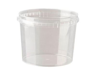 Plastbæger 800 ml Ø122xH97 mm Rund PP Klar