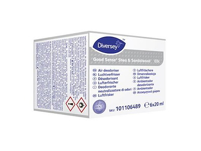 Luftfrisker Aerosol Good Sense Shea & Sandalwood O1c 20ml med Parfume til disp