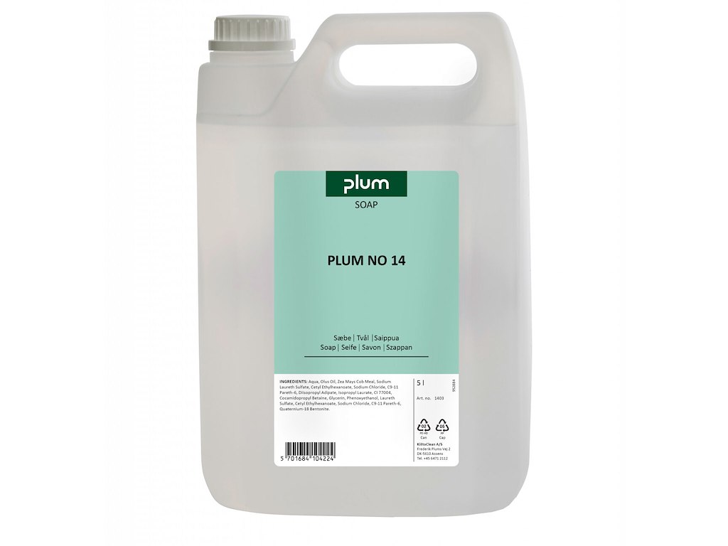 Cremesæbe Plum No. 14 med parfume 5 ltr
