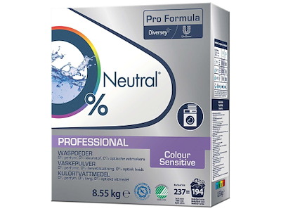 Vaskepulver Neutral Proffessional Colour Sensitive Svanemærket u/Parfume 8.55 kg