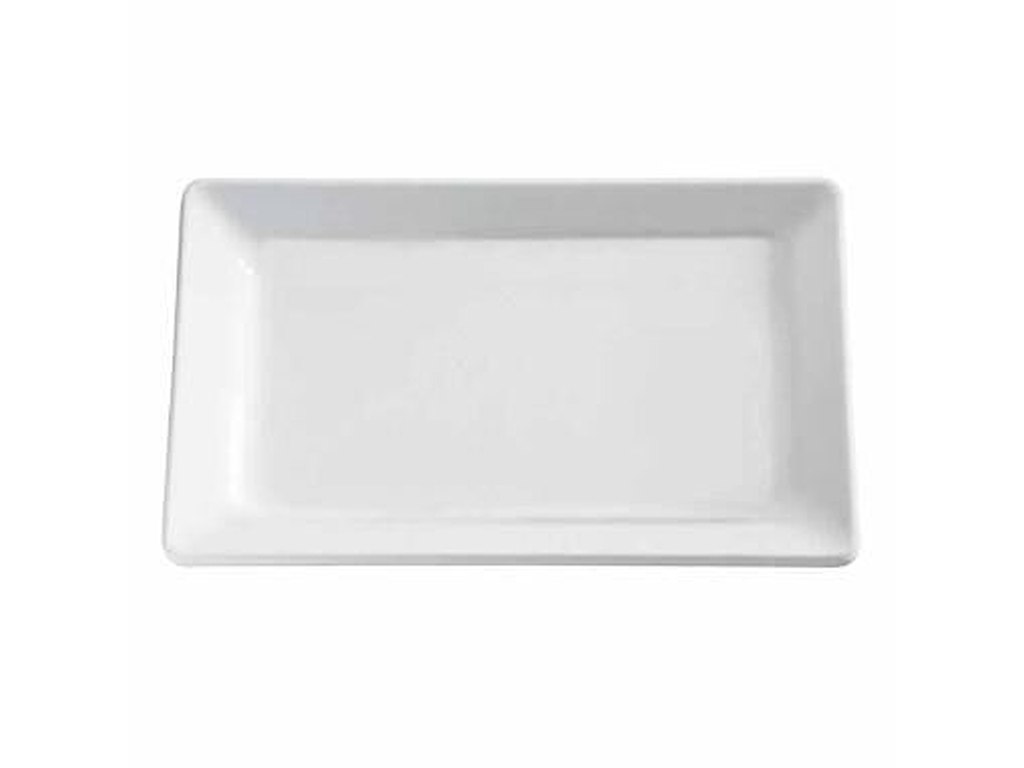 Fad Pure 1/1 GN 53x32.5x3 cm Rektangulær Melamin Hvid