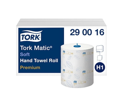Hændkluderulle Tork Matic Premium system H1 Soft 100 m