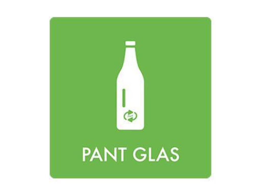 Piktogram PANT GLAS 12x12 cm