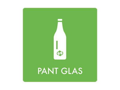 Piktogram PANT GLAS 12x12 cm