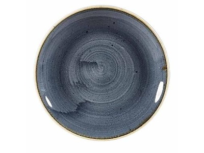 Tallerken Coupe Stonecast Ø16.5 cm Porcelæn Blåbær