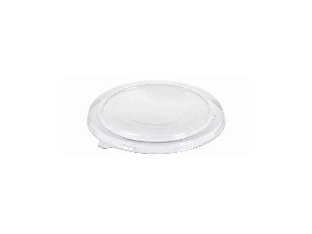 Plastlåg Catersource Rund Ø150mm APET Transparent Til salatskål Ø148mm, 6 ps a 50 stk