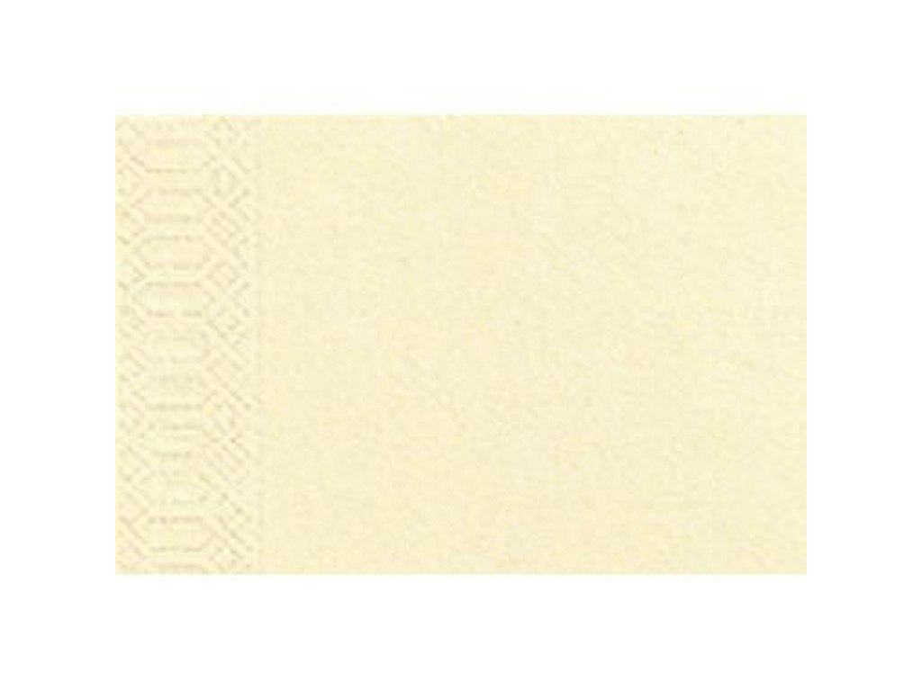 Serviet Duni 33x33cm 3-lag 1/8-fold Buttermilk