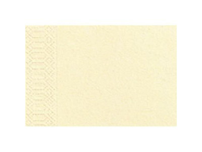 Serviet Duni 33x33cm 3-lag 1/8-fold Buttermilk