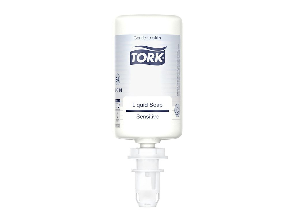 Håndsæbe Flydende Tork Sensitiv 1000ml Ecolabel/ECARF uden Parfume til S4 disp