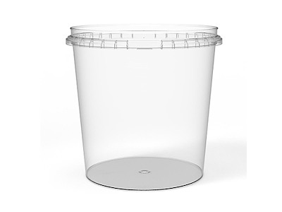 Plastbæger Handy-Safe 1170 ml Ø132xH128 mm PP Klar