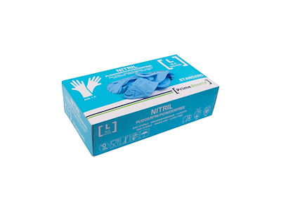 Handske Engangs Prime Source STANDARD str L Nitril uden Pudder Blå AQL 1.5