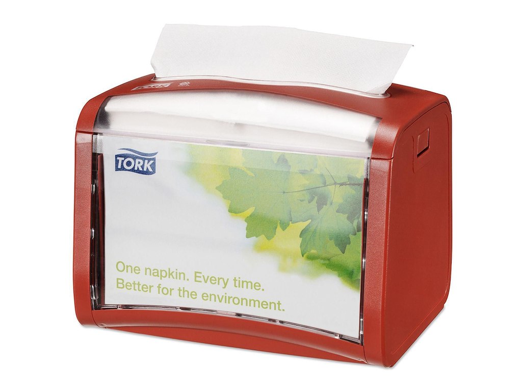 Dispenser serviet Tork XPN N4 Bordmodel Rød