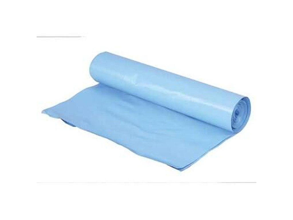 Sæk 60ltr B550xL1030mm 100my Ekstra Strong Blå