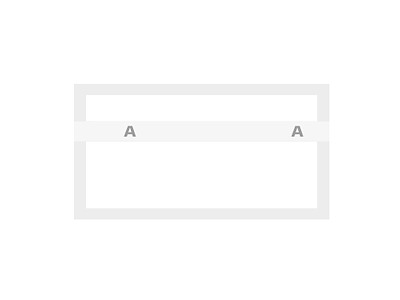 Kuponbog 100 ark 2xBogstav hvid L130xB70xH8mm